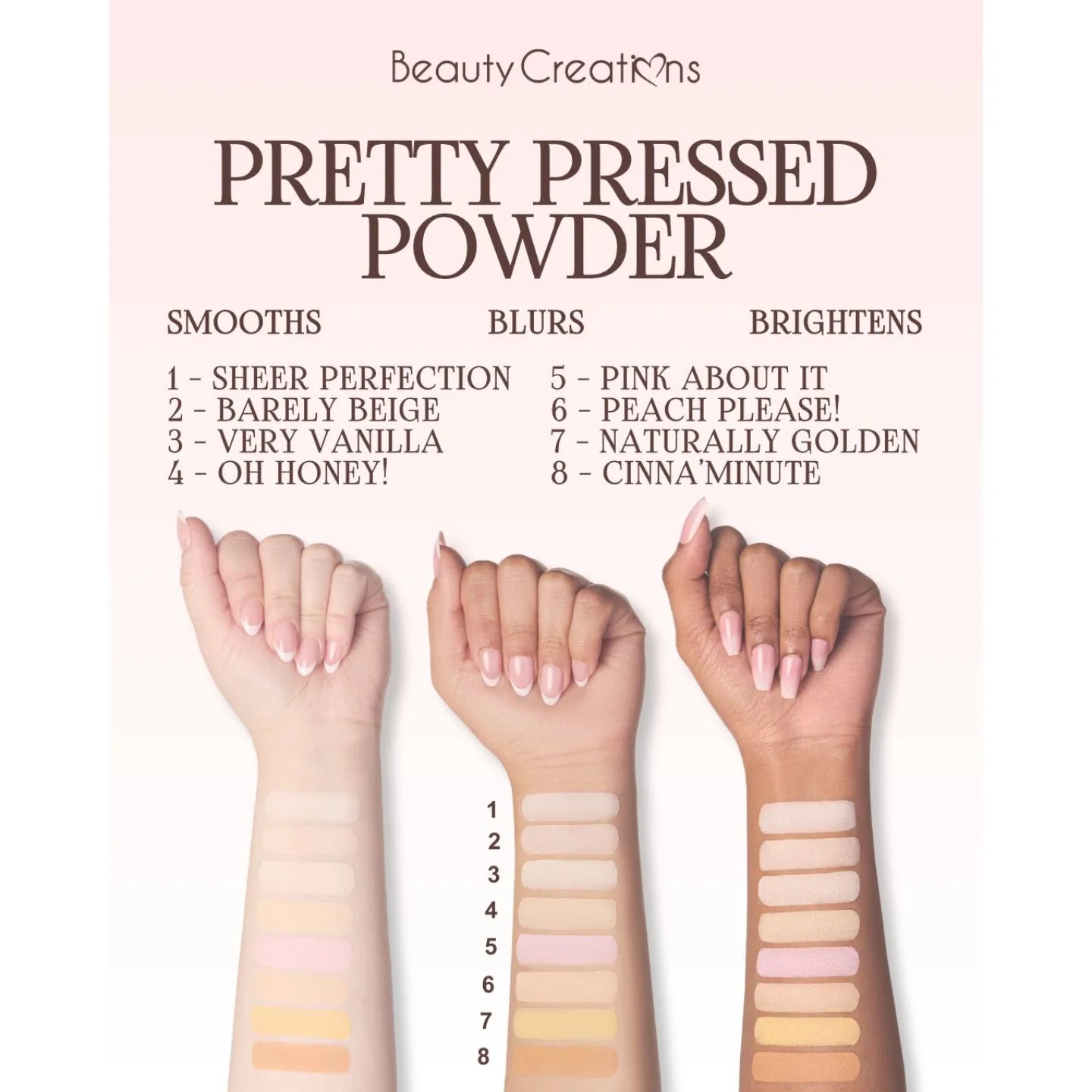BEAUTY CREATIONS - PRETTY PRESSED SETTING POWDER