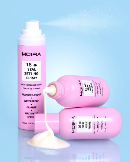 MOIRA - 16HR Seal Setting Spray Matte + Glue Primer (Duo Matte) 🌸