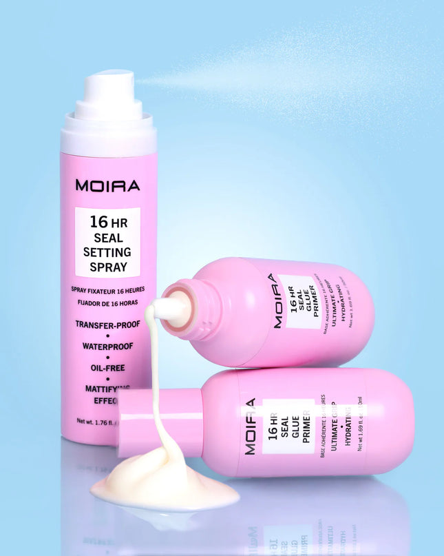 MOIRA - 16HR Seal Setting Spray Matte + Glue Primer (Duo Matte) 🌸