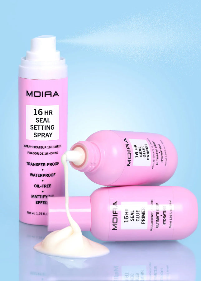 MOIRA - 16HR Seal Setting Spray Matte + Glue Primer (Duo Matte) 🌸