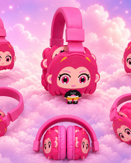 HEADPHONES - K POP WIRELESS, CALLS, BLUETOOTH W/CHARGER 🎧💖