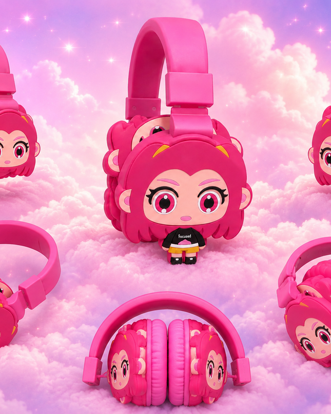HEADPHONES - K POP WIRELESS, CALLS, BLUETOOTH W/CHARGER 🎧💖