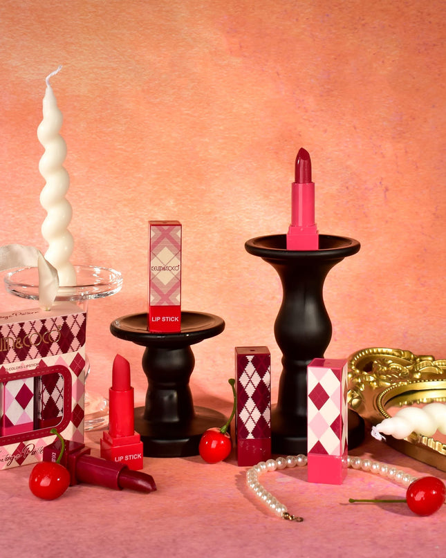 KEVIN & COCO - Vintage Pattern Lipstick Set