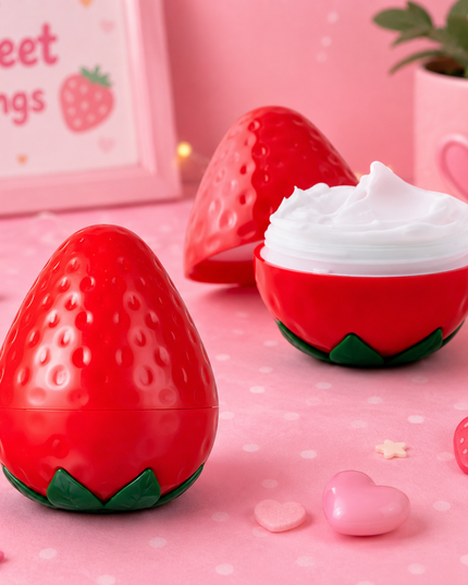 CREMA DE MANO STRAWBERRY (TAMAÑO GRANDE) 🍓