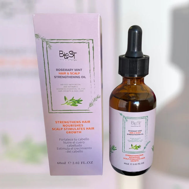 BLEST - ROSEMARY MINT HAIR & SCALP STRENGTHENING OIL