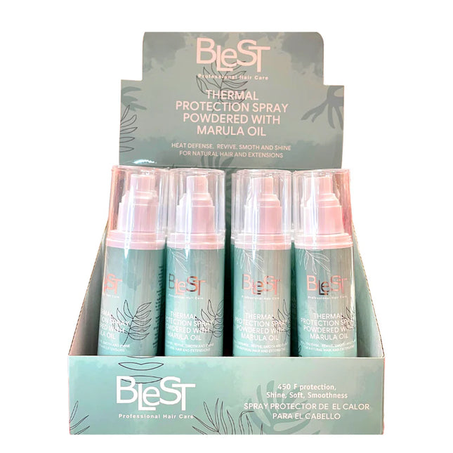 BLEST PROFESSIONAL HAIR CARE - THERMAL PROTECTION SPRAY POWDERED WITH MARULA OIL
