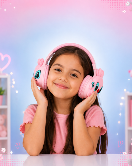HEADPHONES - ANGELA WIRELESS, CALLS, BLUETOOTH W/CHARGER 🎧🩷