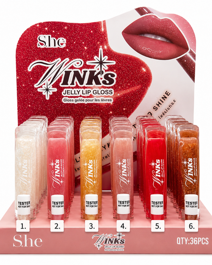 S.HE - Lipgloss Jelly de Brillos  ✨💄