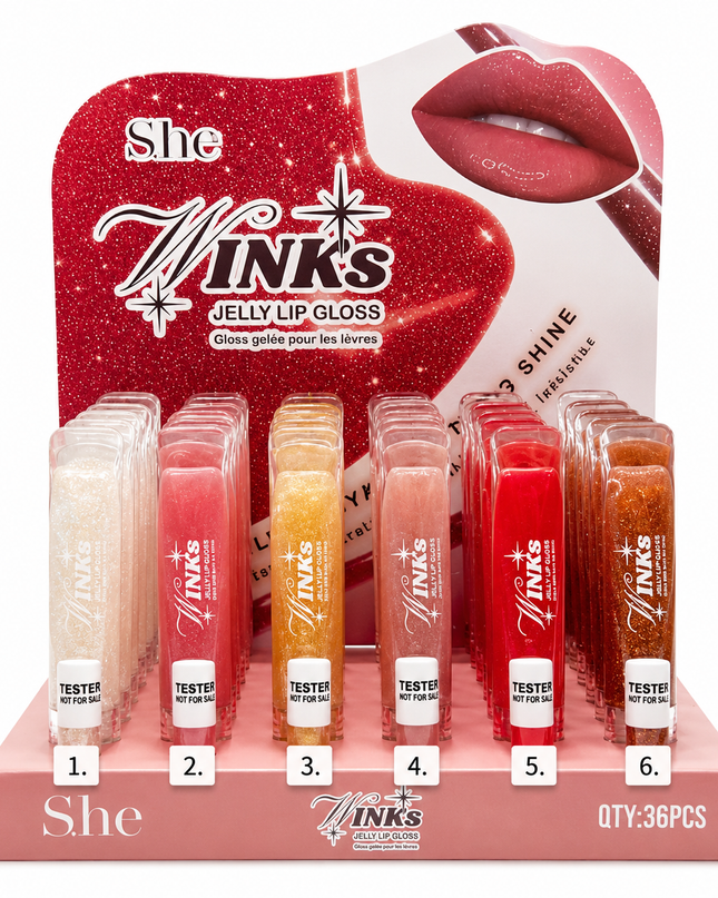 S.HE - Lipgloss Jelly de Brillos  ✨💄
