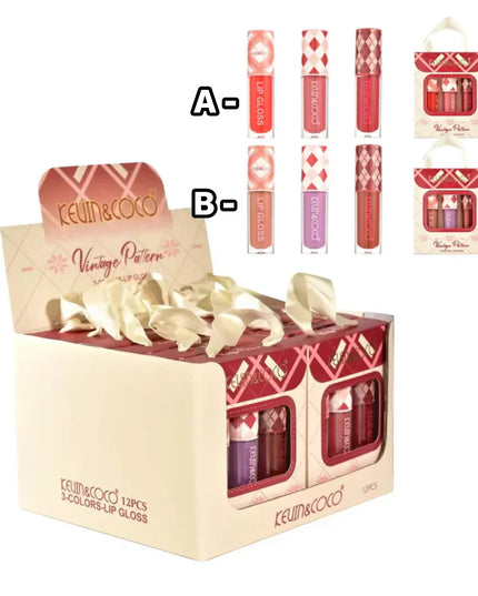 KEVIN & COCO - Vintage Pattern Liquid Lipstick Set