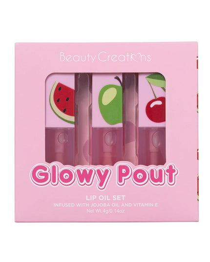 BEAUTY CREATIONS - GLOWY POUT - LIP OIL SET