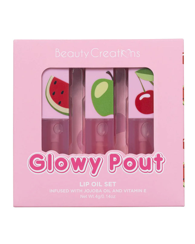 BEAUTY CREATIONS - GLOWY POUT - LIP OIL SET