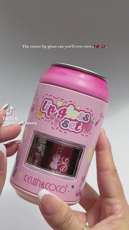 KEVIN & COCO - Fruit Satin Lip Gloss 4-Piece Bottle